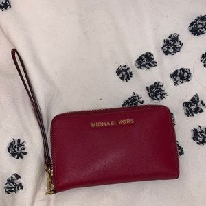 NEW Red Michael Kors wallet